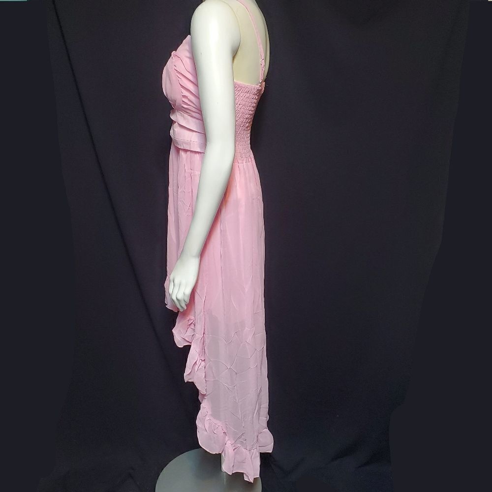 Angela Pink High Low Dress (L) - Picture 3 of 5